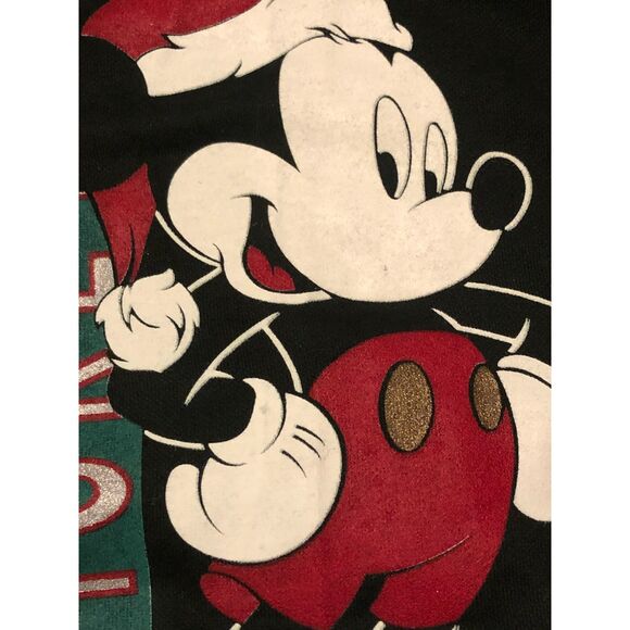 Vintage Mickey Unlimited Mickey Mouse Christmas Crewneck Sweatshirt 2XL - Picture 10 of 15